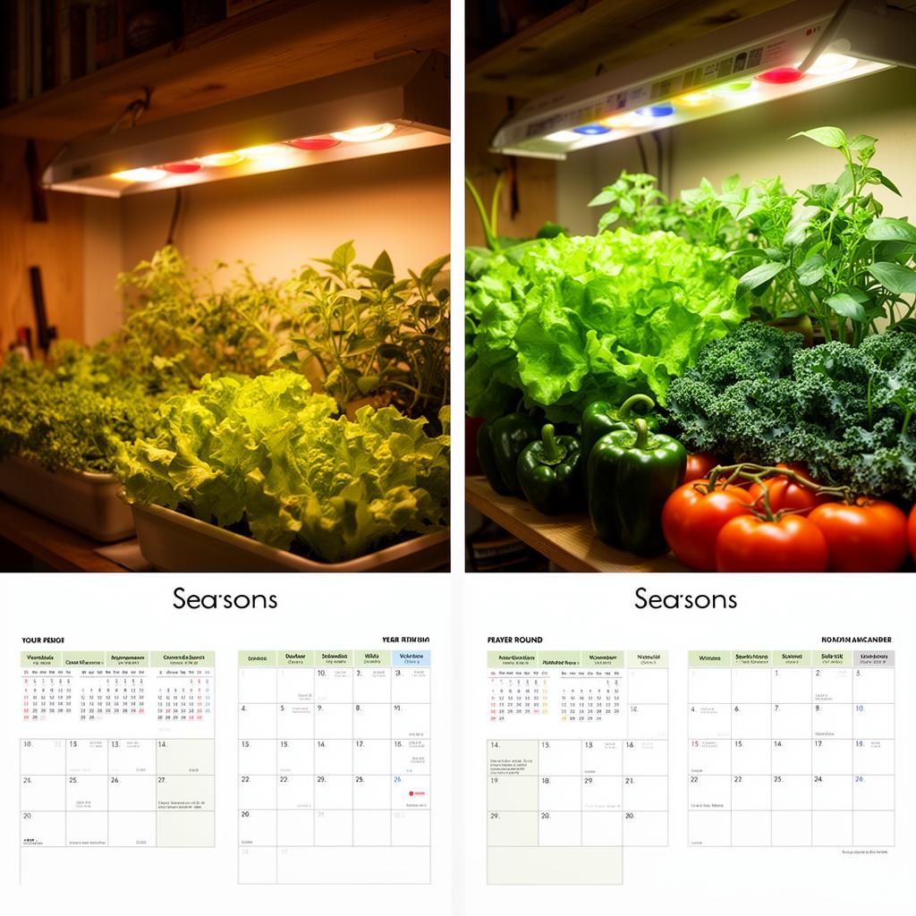 How to Grow Vegetables Indoors Year-Round: Seasonal Planning Guide